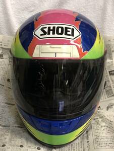 SHOEI/ショウエイ フルフェイスヘルメット Mサイズ X-8FLAME 現状中古品