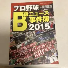 プロ野球 B級ニュース事件簿 2015