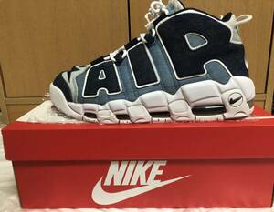 黒タグ有 国内正規品 送料無料 匿名配送 AIR MORE UPTEMPO 96 QS DENIM モアテン デニム 