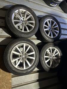 中古冬タイヤホイールセット　235/55R18　BRIDGESTONE VRX3　Audi　純正アルミ　4本セット　送料安★☆