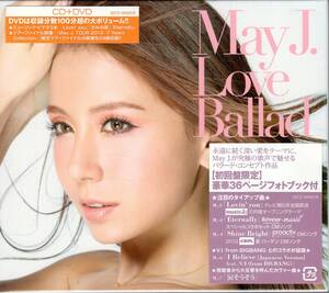 May J. 　Love Ballad (mini ALBUM+DVD) 初回限定盤、豪華36Pフォトブック付き！DVDは収録分数100分超の大ボリューム！送料無料！