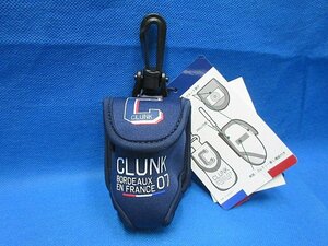 新品 CLUNK クランクゴルフ シートリコ 2ボール ボールケース ポーチ CL5MGZ07 ネイビー　※ネコポス便対応