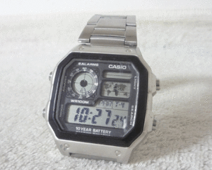 カシオ　CASIO　デジタル腕時計　ワールドタイム　クウォーツ　「動作確認済み」