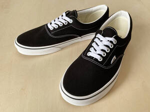 27cm バンズ エラ VANS ERA BLACK/WHITE US9/27cm VN000EWZBLK