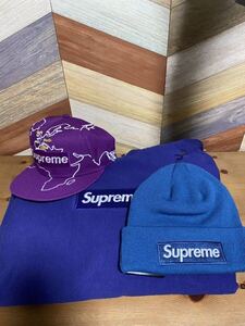 新品 国内正規 シュプリーム ボックス ロゴ レア セット supreme box logo hooded sweatshirt navy new era beanie worldwide cap 24 23AW