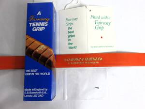 プロスタ等 各社純正規格：英国製 A級品＝ファーストクオリティー FAIRWAY レザーグリップ タン(茶色) 2.1cm x 125cm