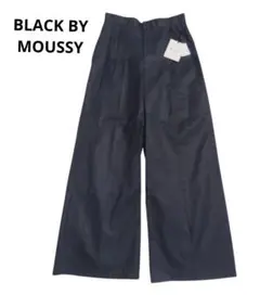 【新品】BLACK BY MOUSSY ワイド パンツ ネイビー