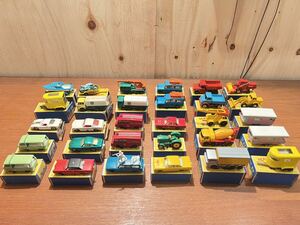 (18) マッチボックス MATCHBOX Tミニカー ヴィンテージ レトロ 25台まとめて 当時物　箱付