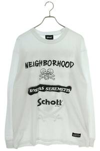 ネイバーフッド NEIGHBORHOOD ショット 232US26N-LTM01S サイズ:L プリント長袖カットソー 中古 BS99