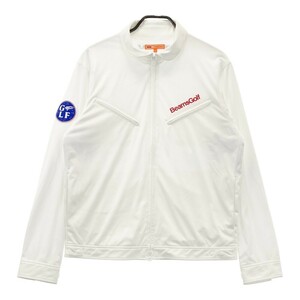 BEAMS GOLF ビームスゴルフ 裏メッシュ ジップジャケット ホワイト系 L [240101227208] ゴルフウェア メンズ