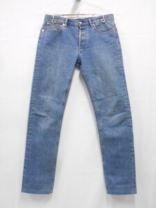 71 送80サ 1122%D20 A.P.C. アーペーセー メンズ ストレッチデニム ジーンズ ボタンフライ ベトナム製 サイズW30 中古品