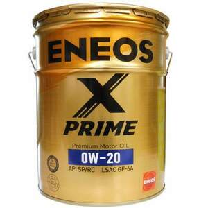 【送税込21980円】ENEOS エネオス X PRIME SP/RC GF-6A 0W-20 20L 100%化学合成油 ※法人・個人事業主様宛限定※