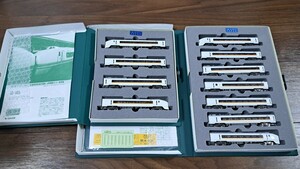 送料無料! 鉄道模型 nゲージ KATO 10-164 10-165 651系 スーパーひたち 11両セット LED室内灯付き 改造品 特別仕様