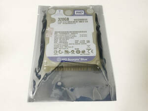 ★新品同様★ 使用0時間 ★ WesternDigital WD3200BEVE ScorpioBlue 2.5inch 5400rpm IDE 320GB