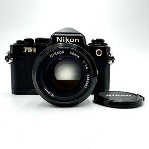 【美品】Nikon ニコン FE2 + ai 50mm f1.4 フィルムカメラ