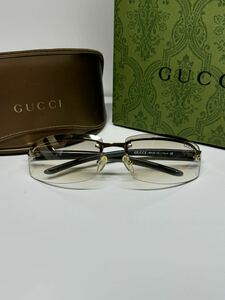 1円 GUCCI サングラス 眼鏡 遮光 ロゴ インターロッキング アクセサリー グッチ ゴールド 刻印有 GG ホースビットメガネ 度なし