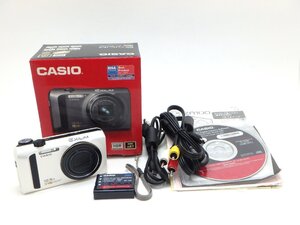 ★ハローカメラ★1円スタート★4912 CASIO EXILM EX-ZR100 ホワイト B.11058173A 箱有 【本体とバッテリー】 動作品 即決あり