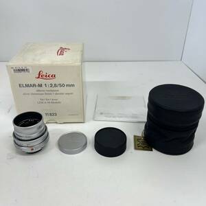 【元箱付き】 ライカ LEICA ELMAR M 50mm F2.8 レンジファインダー 35mm フィルムカメラ レンズ エルマー 動作品 J70