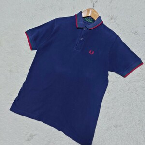 【1円〜】希少なイングランド製 フレッドペリー FRED PERRY ポロシャツ 90