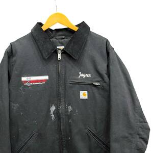 00s ビンテージ カーハート デトロイトジャケット XL ブラック 00年代 vintage ヴィンテージ carhartt ダックキャンバス