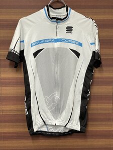 GH619 スポーツフル sportful 半袖 サイクルジャージ 白 S ※ほつれ有