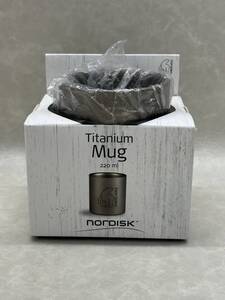 ★未使用★ ＃36048 Nordisk ノルディスク チタニウム マグカップ 119010 220ml 