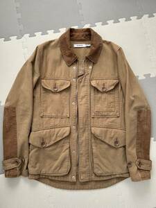 nonnativeノンネイティブ LUMBERER JACKET COTTON DUCK CLOTH コットンダック ジップ ランバージャケット NN-J2202 BEIGE ベージュサイズ0