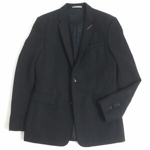 美品□Dior HOMME ディオールオム フランソワバール 863C205W1987 バックエンブロイダリー テーラードジャケット ブラック 44 伊製 正規品