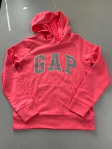 ★GAP★新品★150★ピンク★ロゴ・パーカー★人気の定番★ギャップ★人気のロゴ★2-2