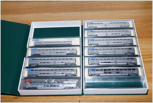 KATO Amtrak superliner 8両セット+156-0953 + 156-0954+156-0950 計11両、全量室内灯、中古
