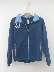 ◇ SHIPS シップス × ATHLETA アスレタ キッズ 子供服 長袖 ジップアップ ジャケット サイズS ネイビー系 メンズ P