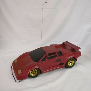 F1084 ランボルギーニ ラジコン Lamborghini カウンタック Countach 5000 トイラジ 現状品 動作未確認 昭和 レトロ 当時物 