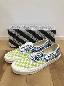 vans Vault OG AUTHENTIC オーセンティック 青×ライム　30cm