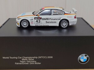 ミニチャンプス BMW ディラー特注 WTTC 2006 320si 1/43ミニカー