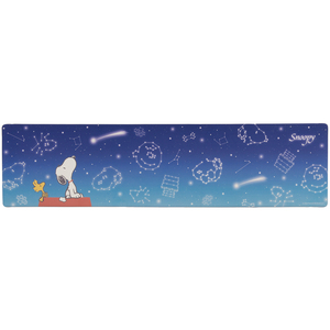 ☆ スヌーピー/星空 ☆ キャラクター PVC ロングマット 45×180cm キッチンマット 拭ける 180 45×180cm フロアマット ロングマット