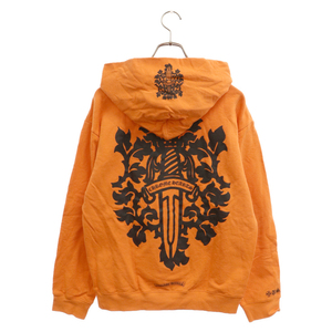 CHROME HEARTS クロムハーツ VINE DAGGER PULLOVER HOODIE ヴァインダガー プリントプルオーバーフーディーパーカー オレンジ