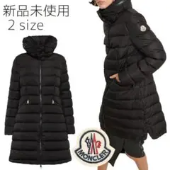 【未使用タグ付き】MONCLER フラメッテ ダウンジャケット　TG2　ブラック