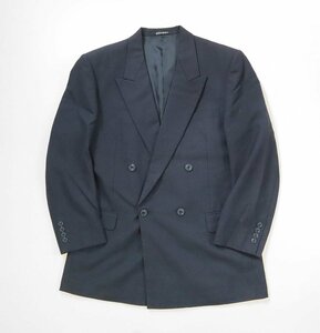 ★80s～90s YVES SAINT LAURENT pour homme ◆ ダブル テーラードジャケット (ネイビー 94-A6) ヴィンテージ イヴサンローラン ◆2977/MU13