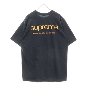 SUPREME シュプリーム 23AW Nyc Tee ニューヨークシティー プリント コットン クルーネック 半袖Tシャツ ネイビー