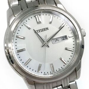 CITIZEN シチズン Eco-Drive エコドライブ シチズンコレクション 腕時計 BM9000-52A ソーラー アナログ ラウンド カレンダー 動作確認済み