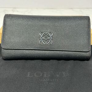 ロエベ　LOEWE 財布　二つ折り　長財布　アナグラム　メンズ　