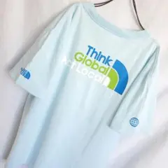 ノースフェイス Think Global Act Local  半袖 tシャツ