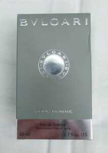 ○A80979:BVLGARI ブルガリ プールオム オードトワレ 50ml 箱にシワあり 残量9割 中古品