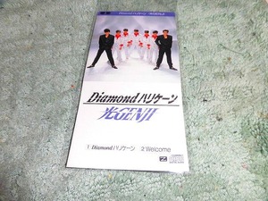 Y109 SCD 光GENJI　Diamondハリケーン1988 SCDトレイジャケット裏面下部なし 盤特に目立った傷はありません