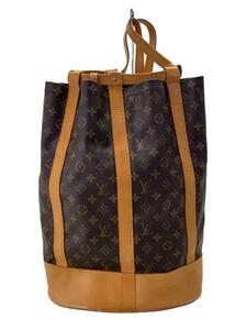 LOUIS VUITTON◆ランドネGM_モノグラム・キャンバス_BRW/PVC/BRW