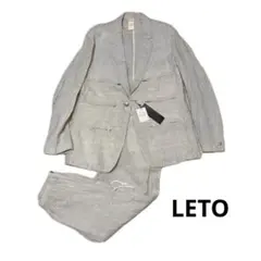 ●タグ付き・未使用品 ●LETO・レト●AHTΩ●セットアップジャケット・パンツ