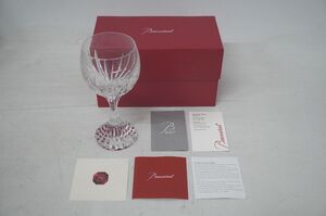 【1-52】 Baccarat バカラ Massena マッセナ ワイングラス タンブラー コップ クリスタルガラス 元箱有 ブランド洋食器 酒器