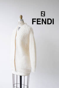 2023AW FENDI フェンディ モヘア ニット カーディガン size 36 1030363