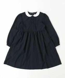 「SHIPS」 「KIDS」長袖ワンピース 130 ネイビー キッズ