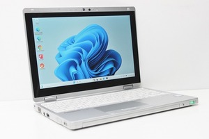 ノートパソコン 2in1PC Windows11 WPS office搭載 Panasonic レッツノート CF-RZ6 第7世代 Core i5 SSD256GB メモリ8GB タブレットPC